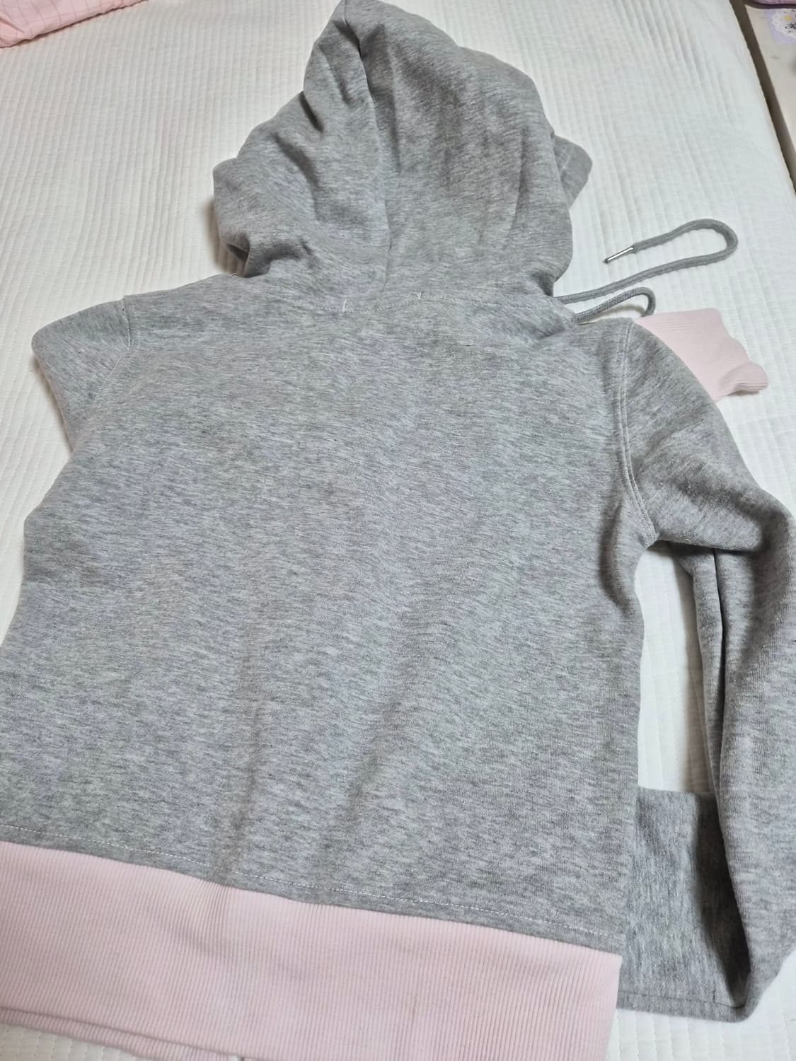 포어링 베베 카고 트레이닝 후디 그레이 후드집업 상품이미지6