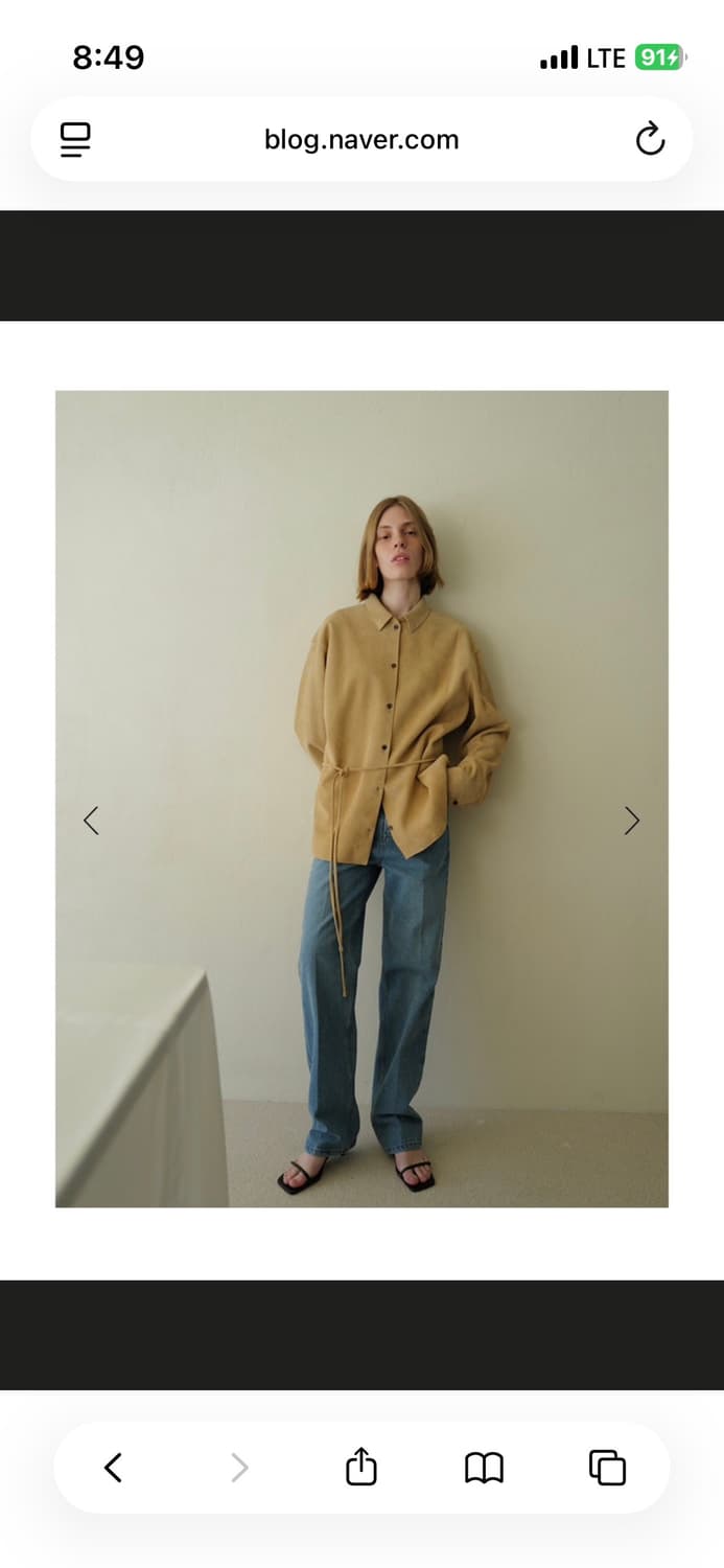 르17르셉템버 레더 스웨이드 자켓 상품이미지3