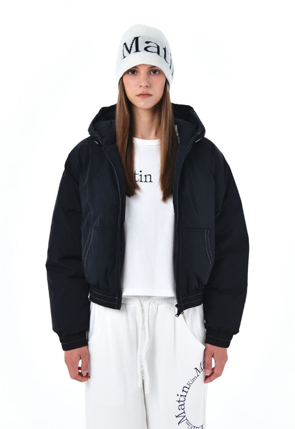 마뗑킴 크롭후디패딩 상품이미지3