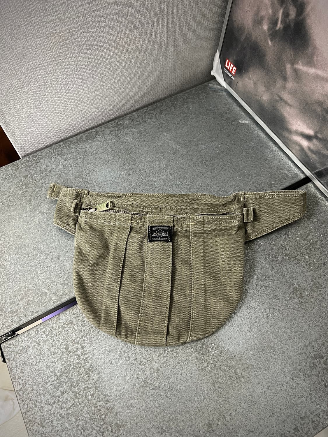 PORTER-BELT BAG (Washed Khaki)  상품이미지1
