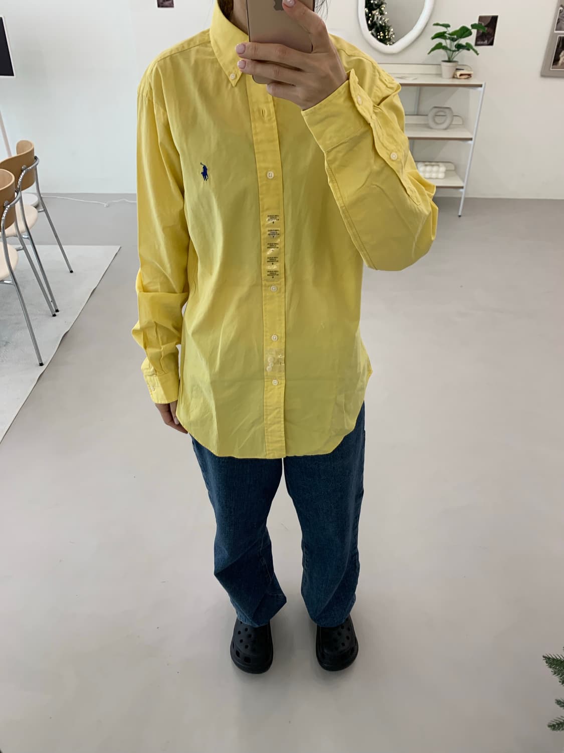 폴로 랄프로렌 클래식 버튼 다운 긴팔 셔츠 16 1/2 23/33 상품이미지6