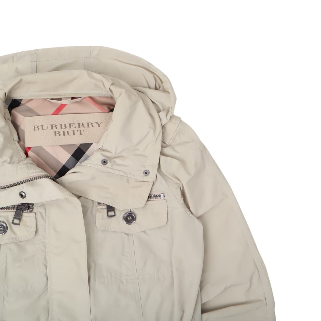 버버리 브릿 베이지 숏 트렌치코트 자켓 상품이미지3