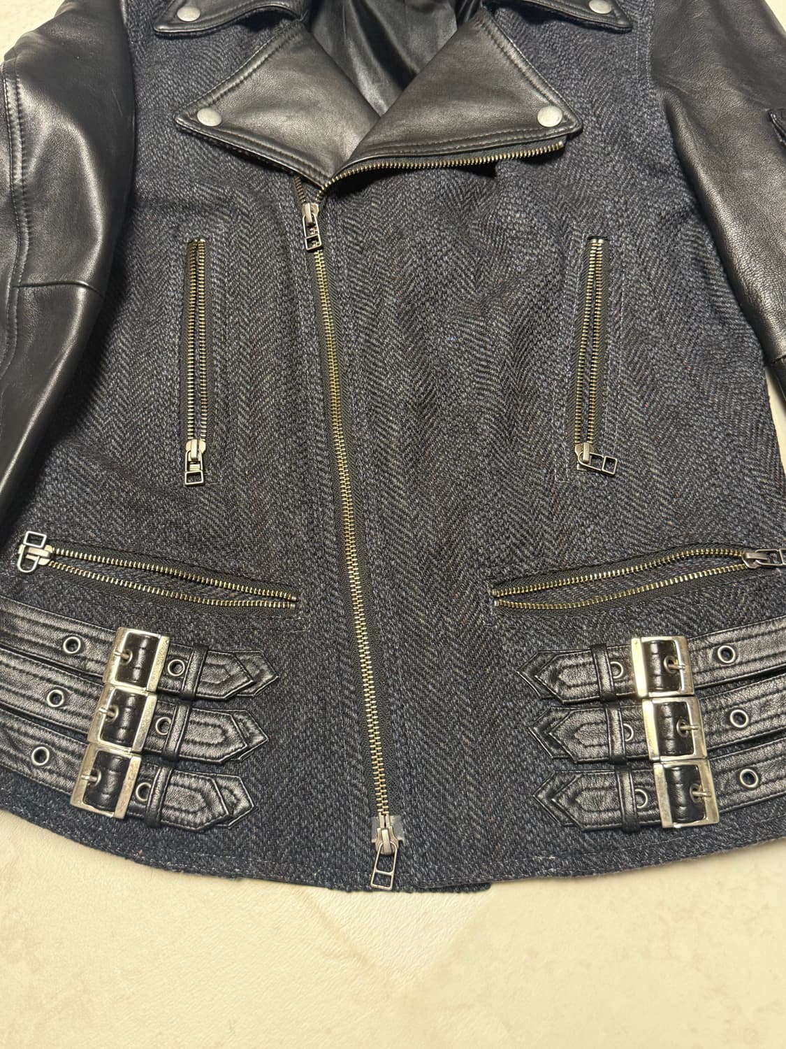 해리스 트위드 라이더 자켓 상품이미지4