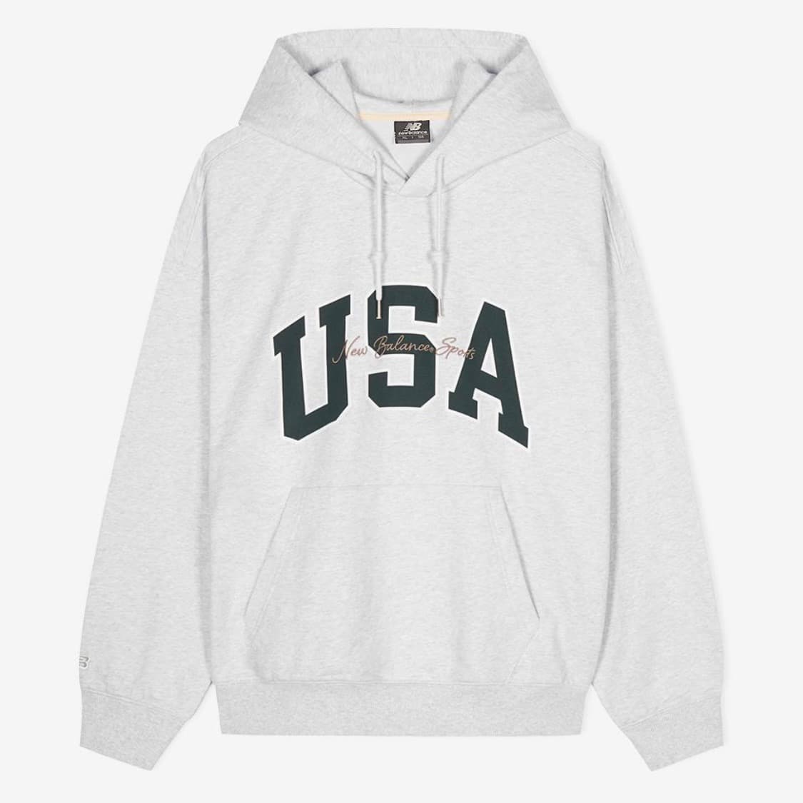 뉴발란스 USA 후드티 라이트 그레이 상품이미지2