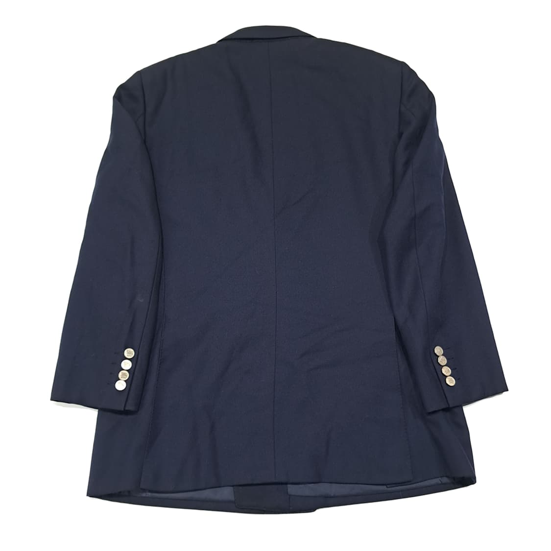 CL090 M 버버리 90s 타스마니아 울 금장 로고 버튼 더블 블레이 상품이미지9