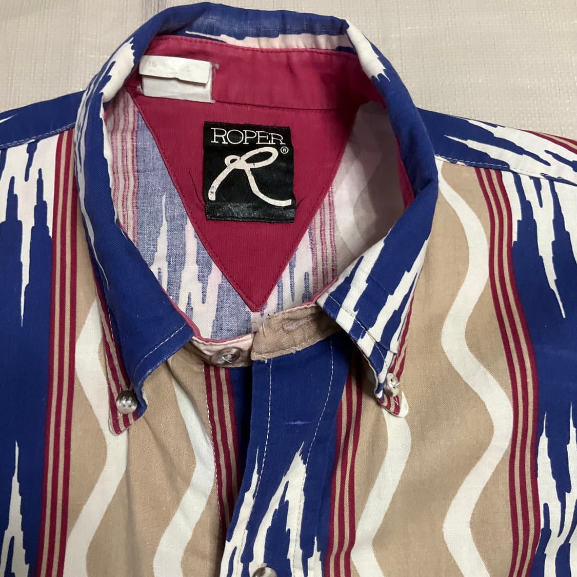 빈티지 웨스턴 패턴셔츠 상품이미지4