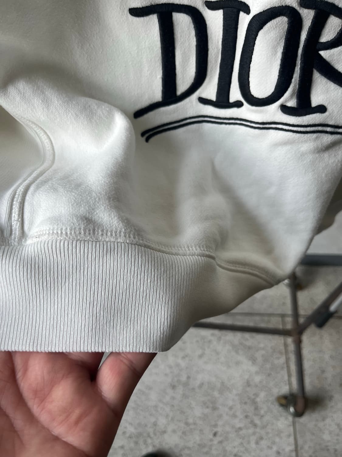 디올x숀스투시 후드티 상품이미지5