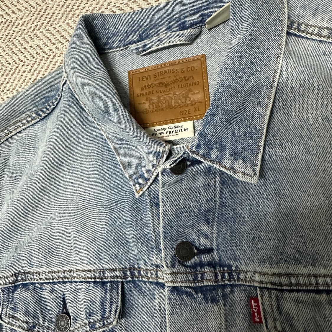 LEVI'S premium patchwork denim jacket 상품이미지3