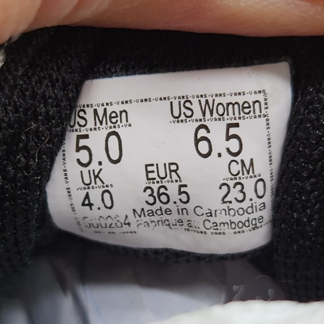 반스 올드스쿨 블랙 여성 스니커즈 230 상품이미지6