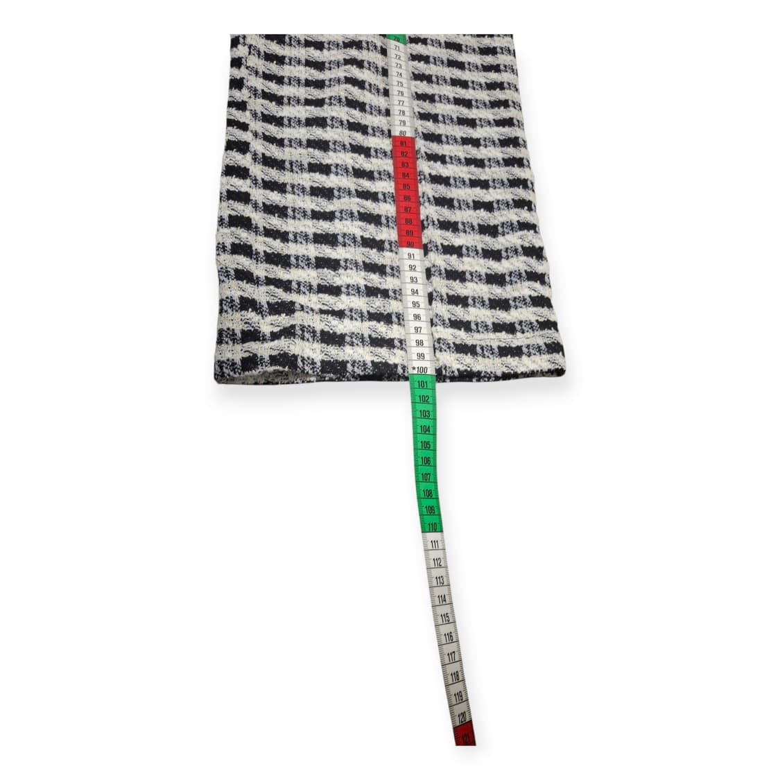 L)트위드 감성 니트 셋업 체크 패턴 카라 니트 상하의 세트 상품이미지9