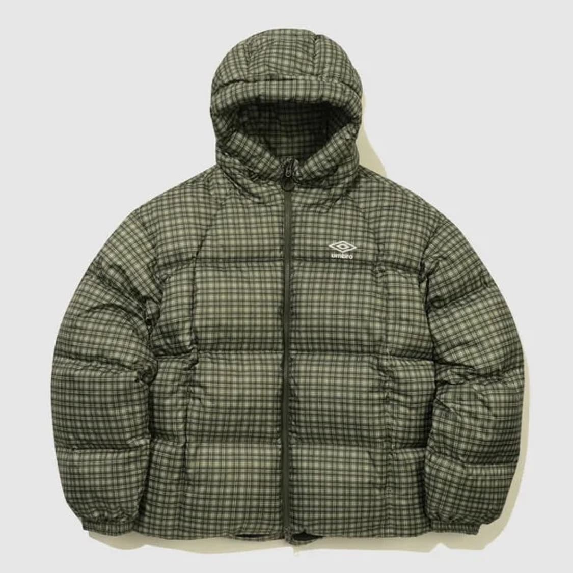 엄브로 페더플렉스 블랭킷 후드형 머스코비 덕 다운 자켓 카키 상품이미지1