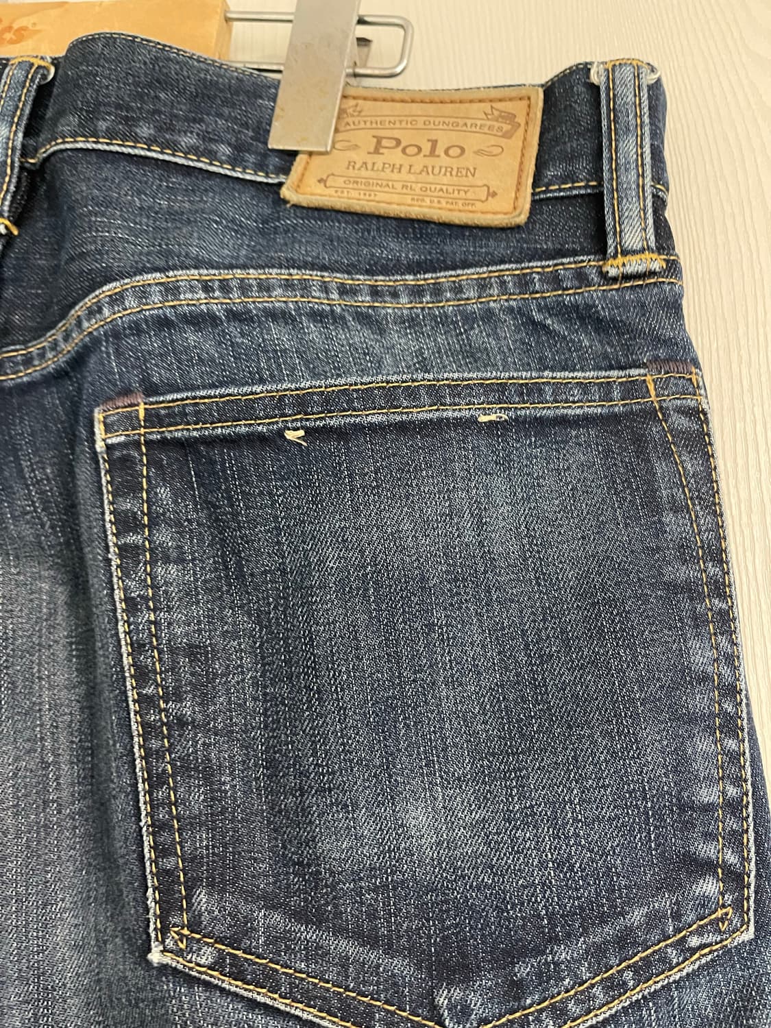 폴로 랄프로렌 설리반 슬림 셀비지 데님 청바지 34/34(기장 수선) 상품이미지5