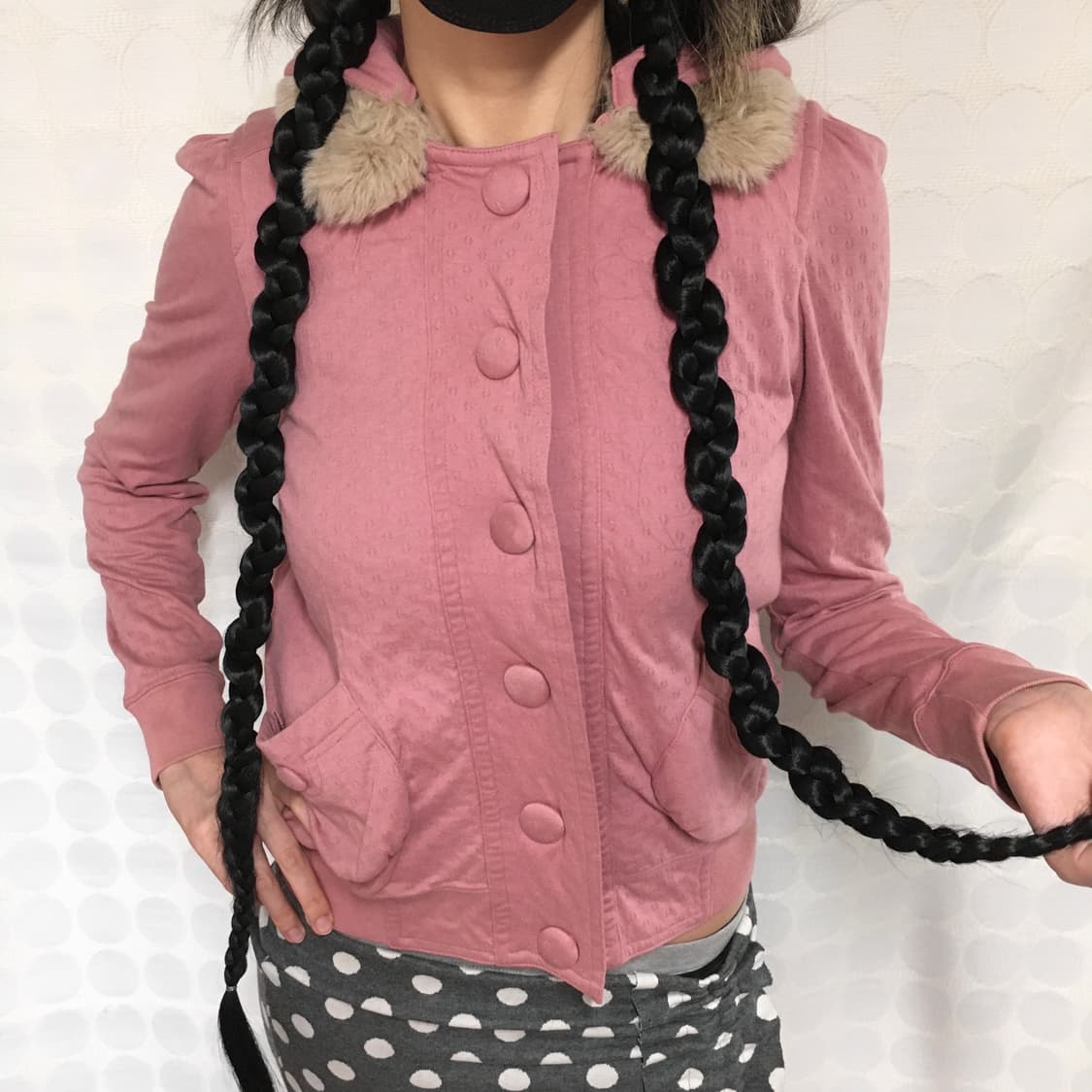 Marc Jacobs 귀여운 핑크색 후드 자켓 상품이미지3