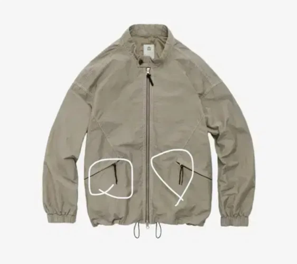 폴리테루 모터사이클 블루종 베이지 사이즈3 상품이미지3