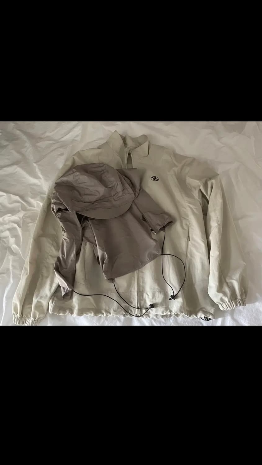 산산기어 도킹자켓 아이보리22f/w 상품이미지2