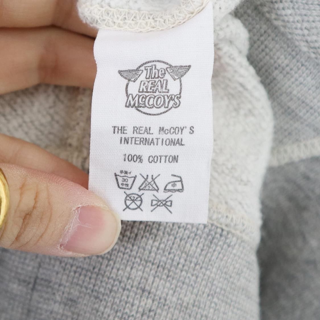 리얼맥코이 그레이 스웻셔츠 상품이미지6