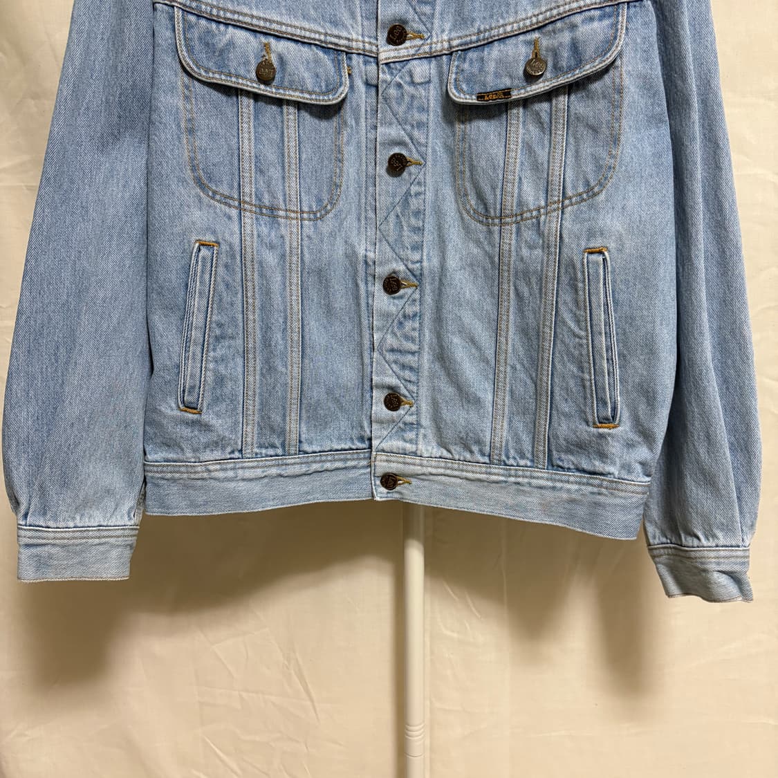 리 라이더스 샌포라이즈드 101J 베이스 데님 트러커자켓 / 연청,100 상품이미지3
