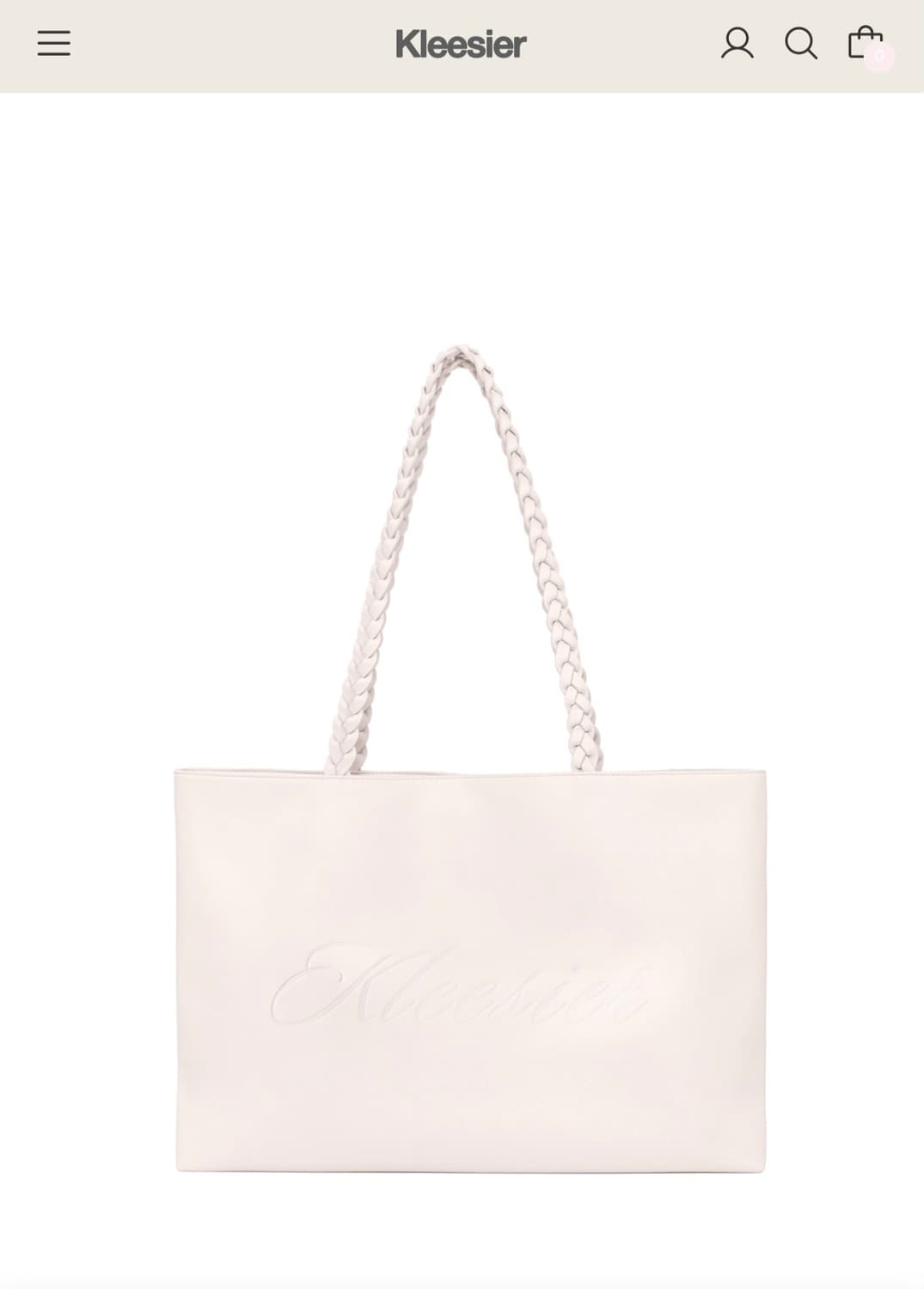 클리시어 클시 09 넘버링 레더백 가방 베이비 핑크 구해요ㅠㅠ! 상품이미지2