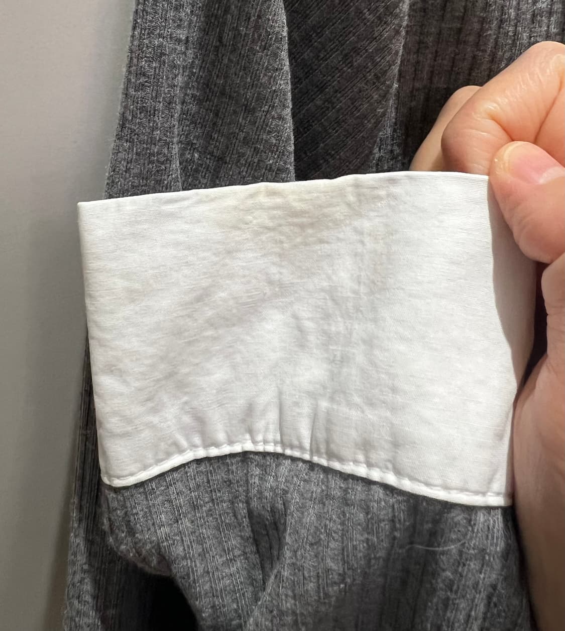 리리앤코 골지 레이어드 카라 셔츠 가디건 상품이미지7