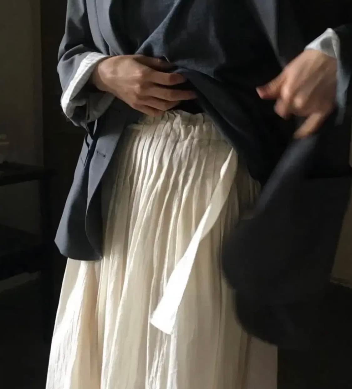 페르마타 Full tuck cotton skirt pant 상품이미지3