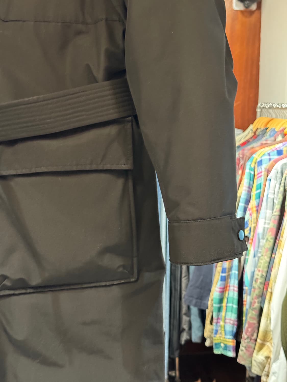 메종미네드 더블 롱 구스다운 벨티드 패딩코트 M 상품이미지3