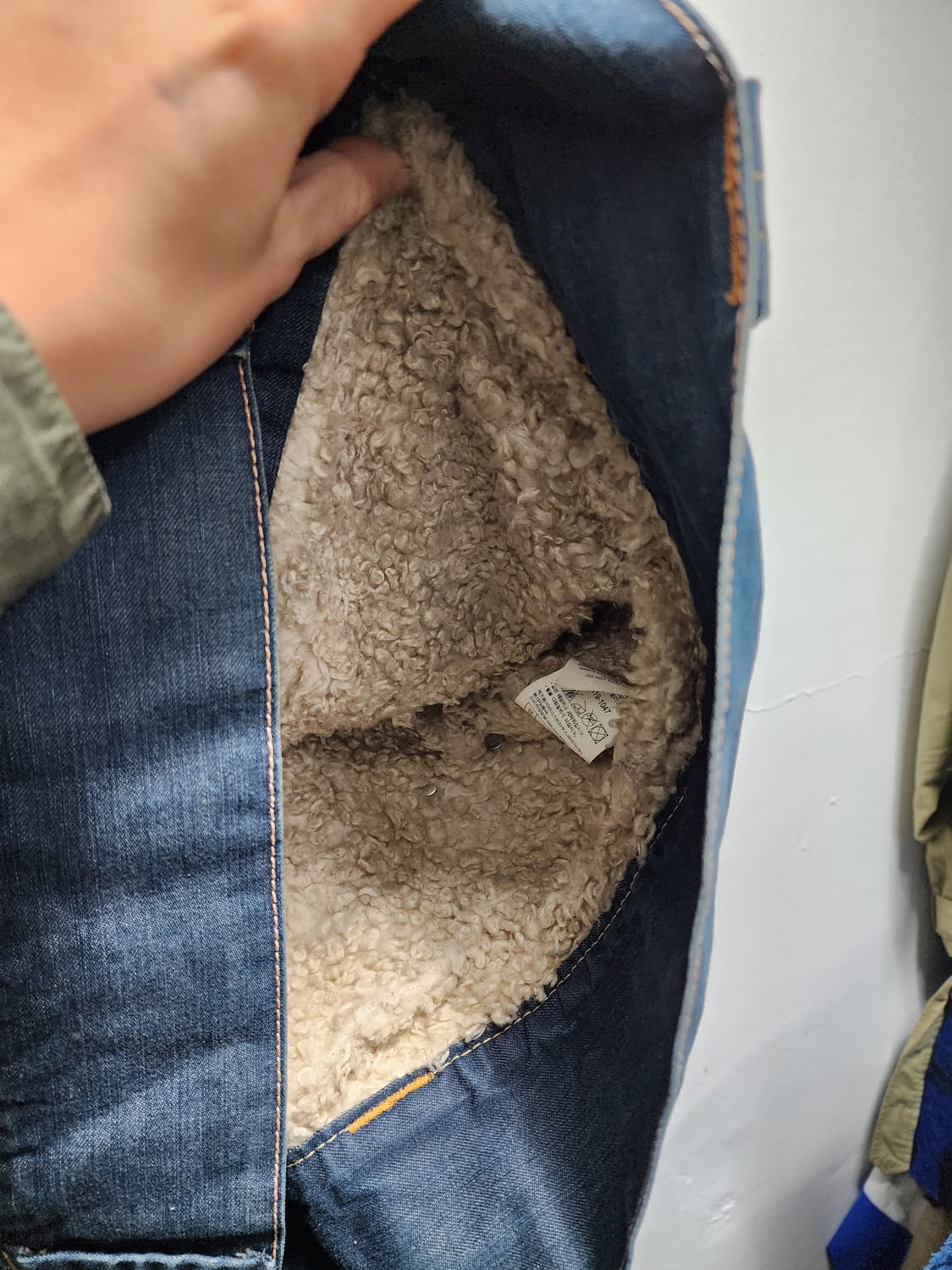 리바이스 00s 타입1 쉐르파 데님 자켓 상품이미지4