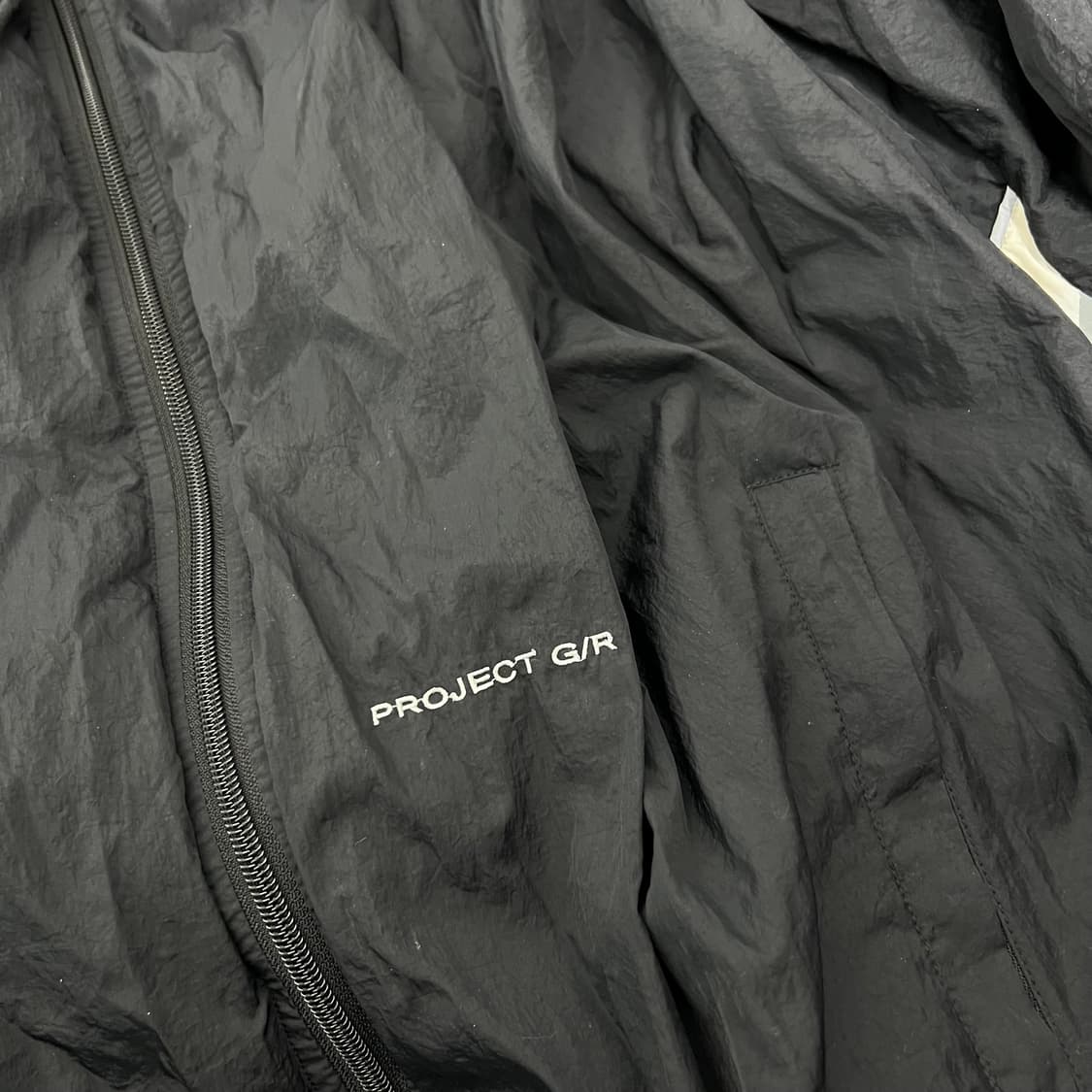프로젝트 지알 G/R 핀턱 트랙 자켓 나일론 블랙 상품이미지4