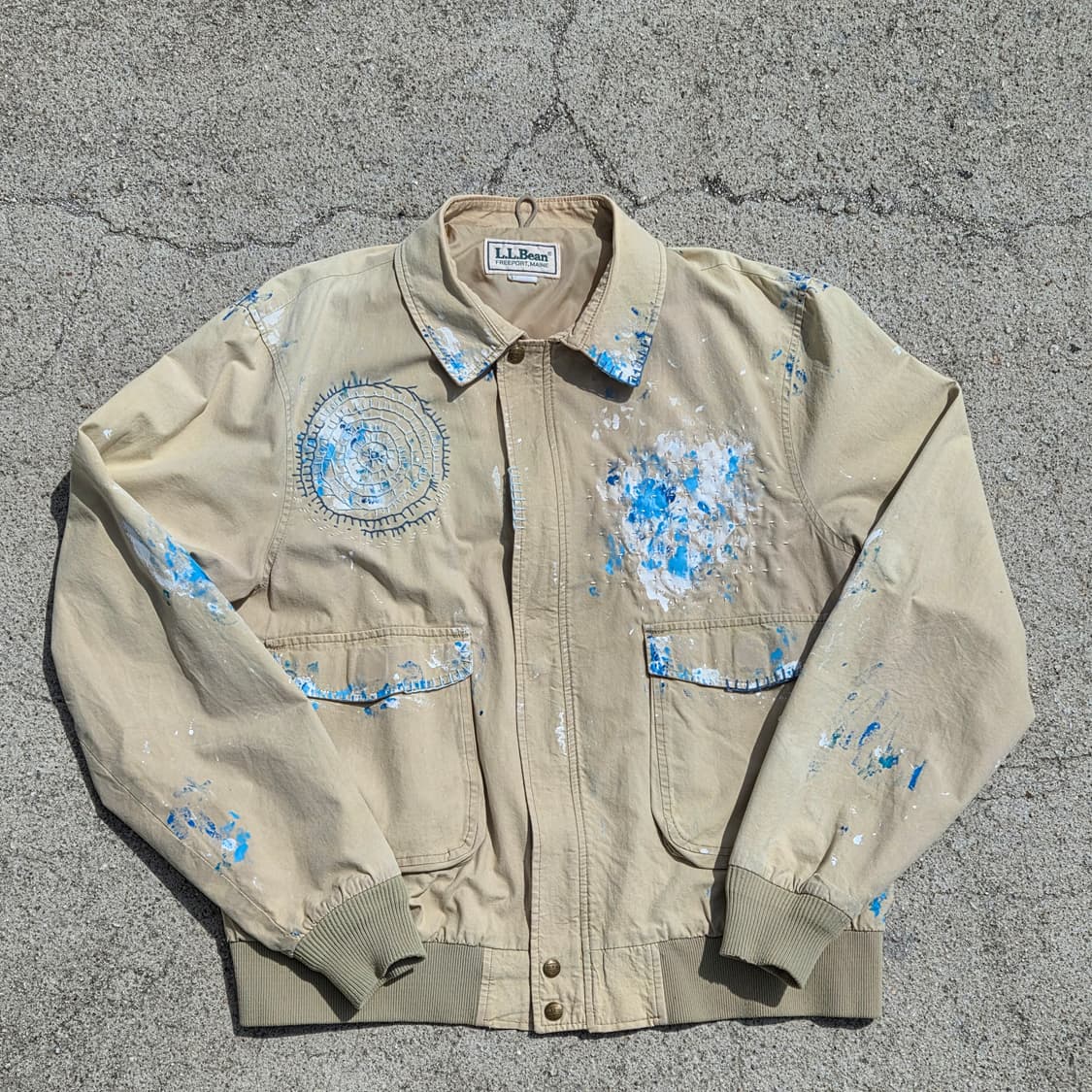 S.O/ 핸드페인팅, 자수 커스텀 자켓 상품이미지1