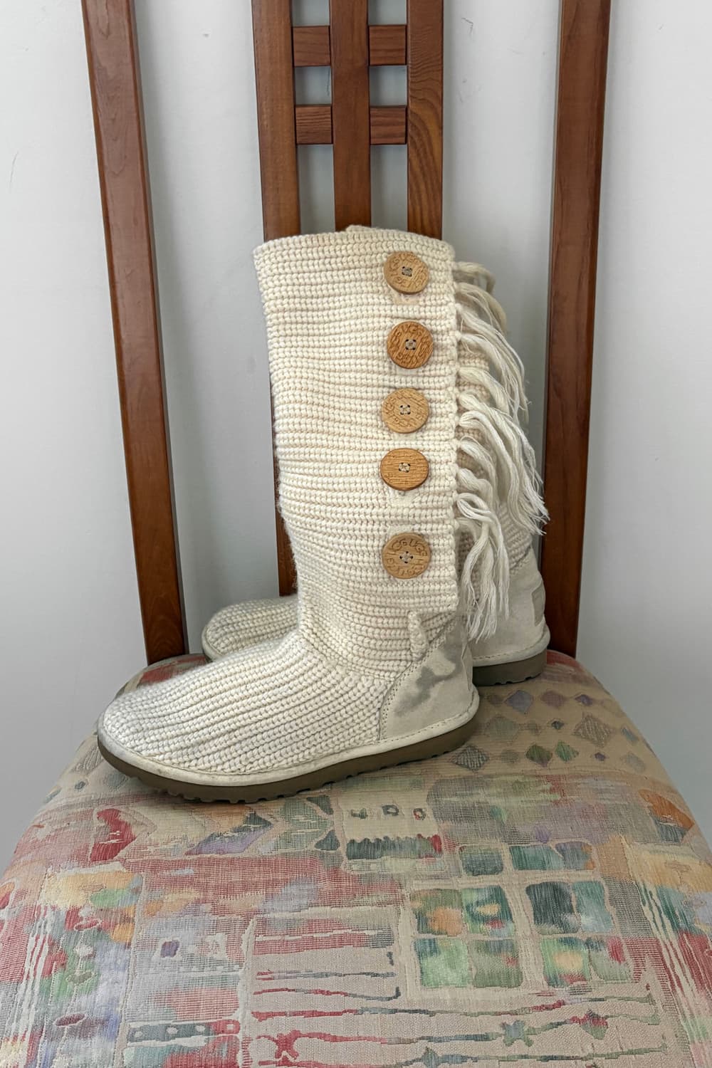 Ugg Fringe Knit Boots 상품이미지4