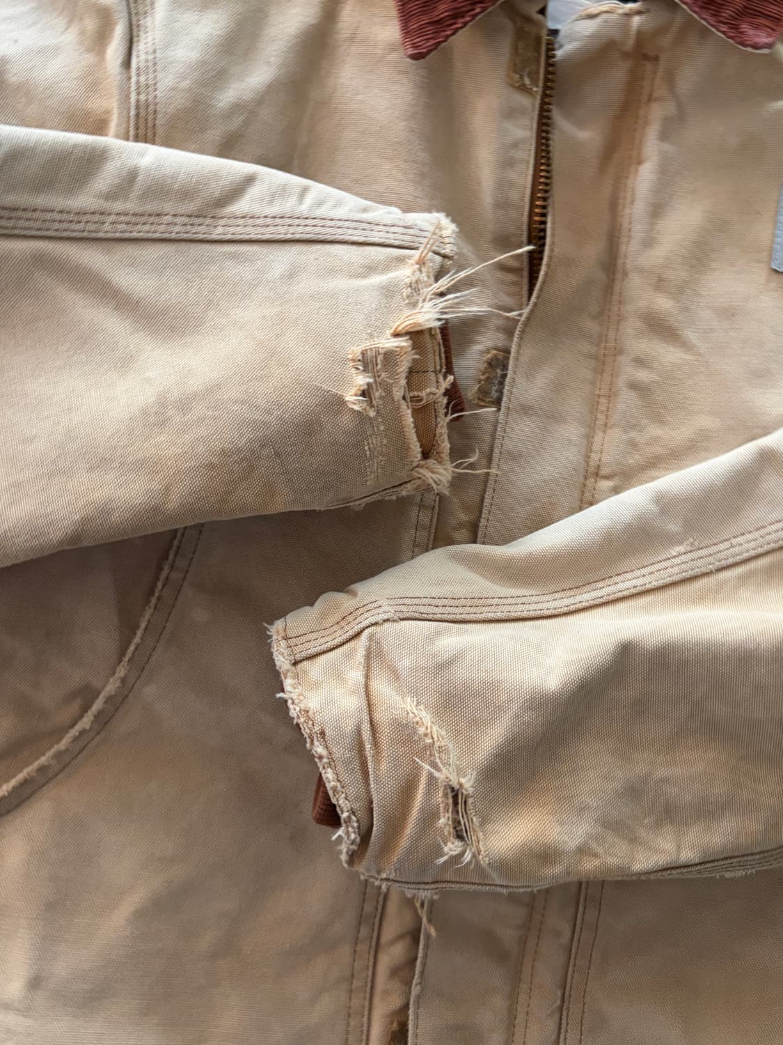 90s 칼하트 아크틱 트레디셔널 덕 자켓 S (97-100)  상품이미지4