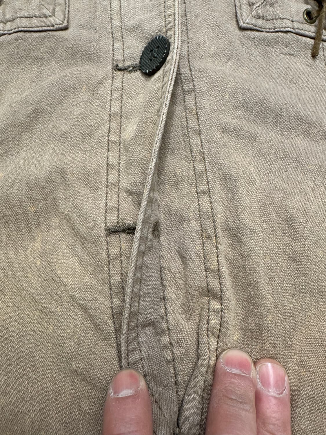 OS)Japanese vintage 베이지 여성 사파리 자켓(단추) 상품이미지3