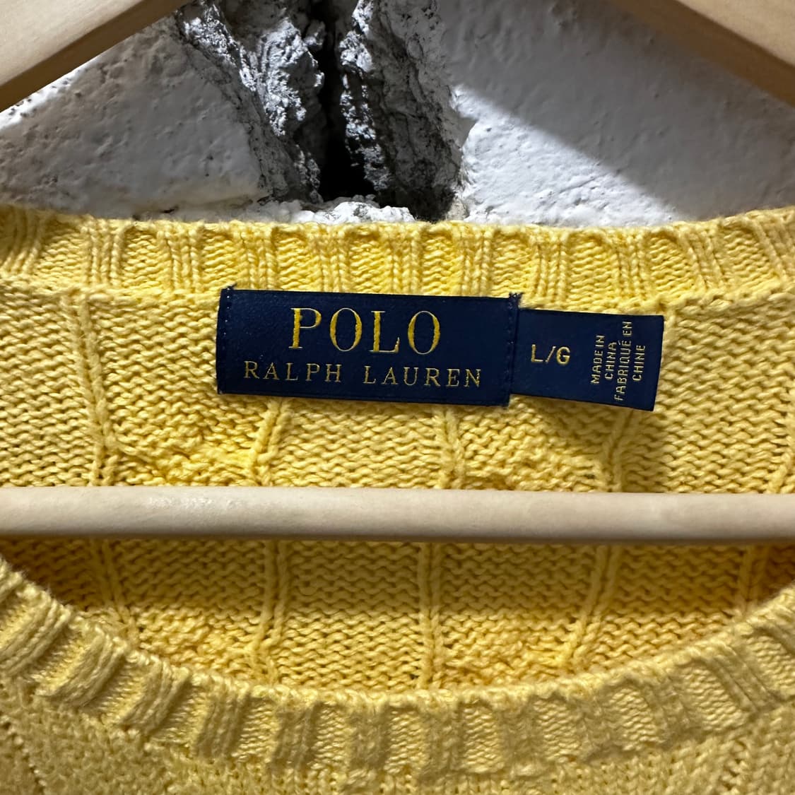 폴로 랄프로렌 꽈배기 니트 상품이미지3