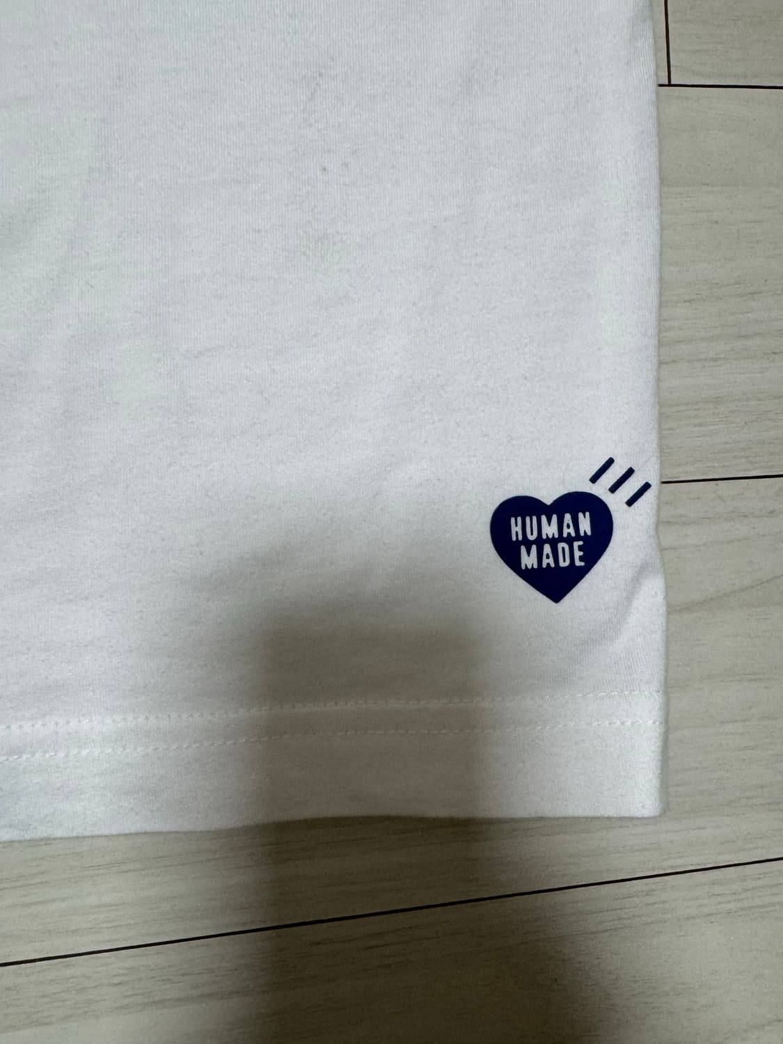 휴먼메이드티셔츠 블루 판매해요 상품이미지3