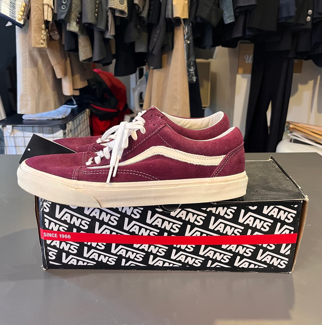 반스 올드스쿨 빈티지 그레이프 와인(280mm) 상품이미지2