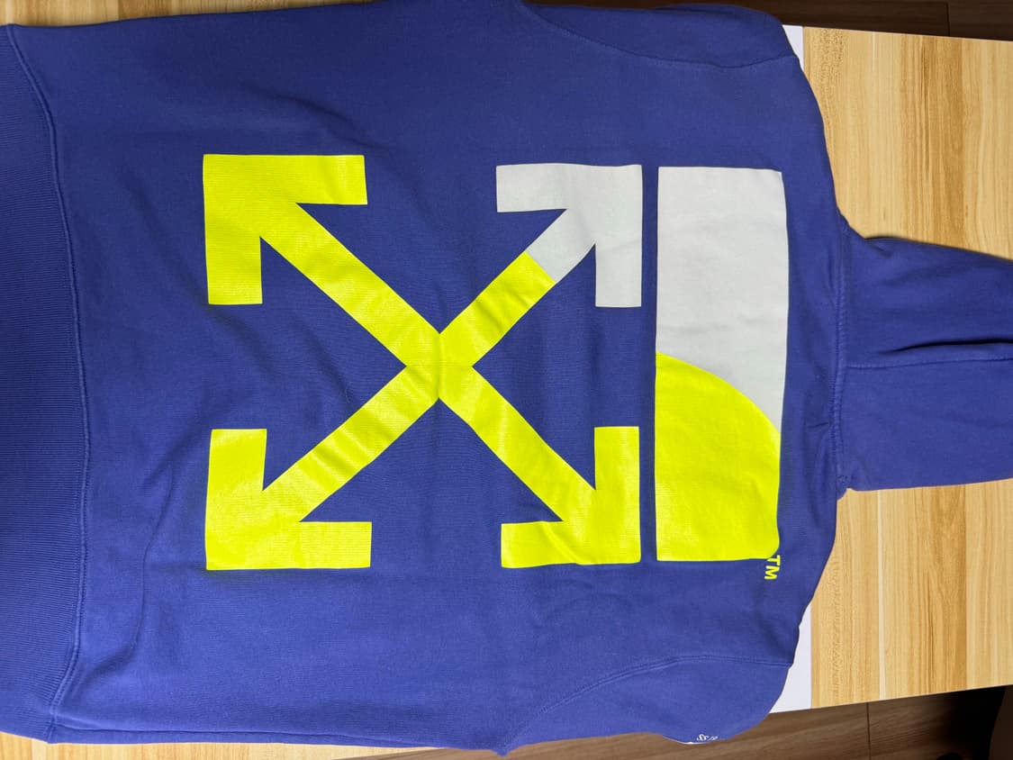 오프화이트 후드 XL 상품이미지10