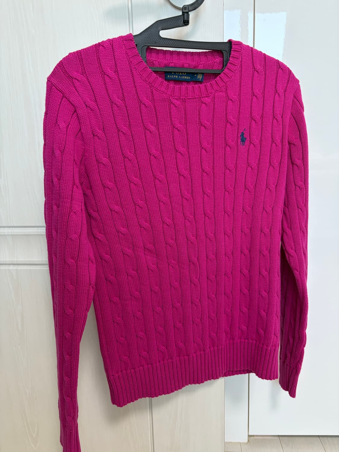 폴로 핫핑크 니트 m 상품이미지1