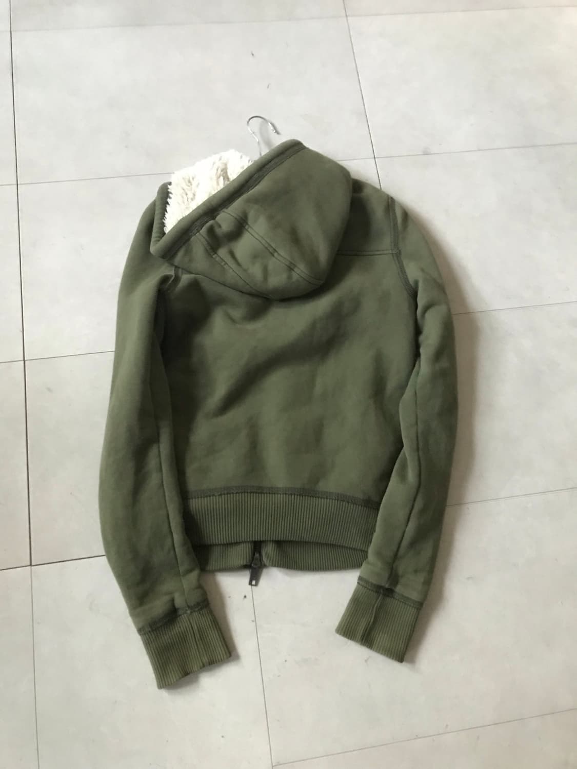 아베크롬비 카키 울프죠 투웨이 후드집업 상품이미지10