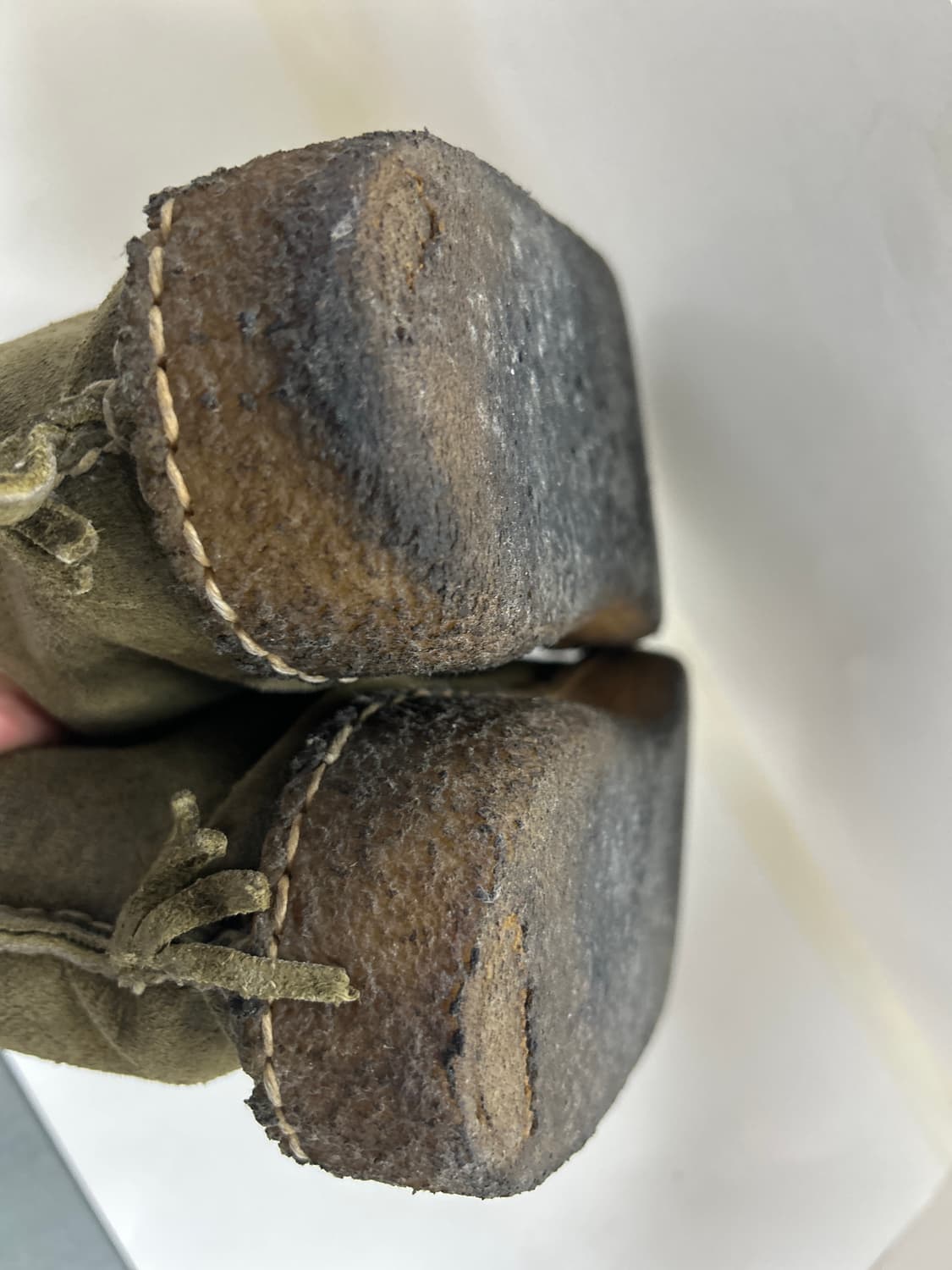 VISVIM 올드비즈빔 올리브 스웨이드 스키너드 더블링 크레페솔 모카신부 상품이미지10