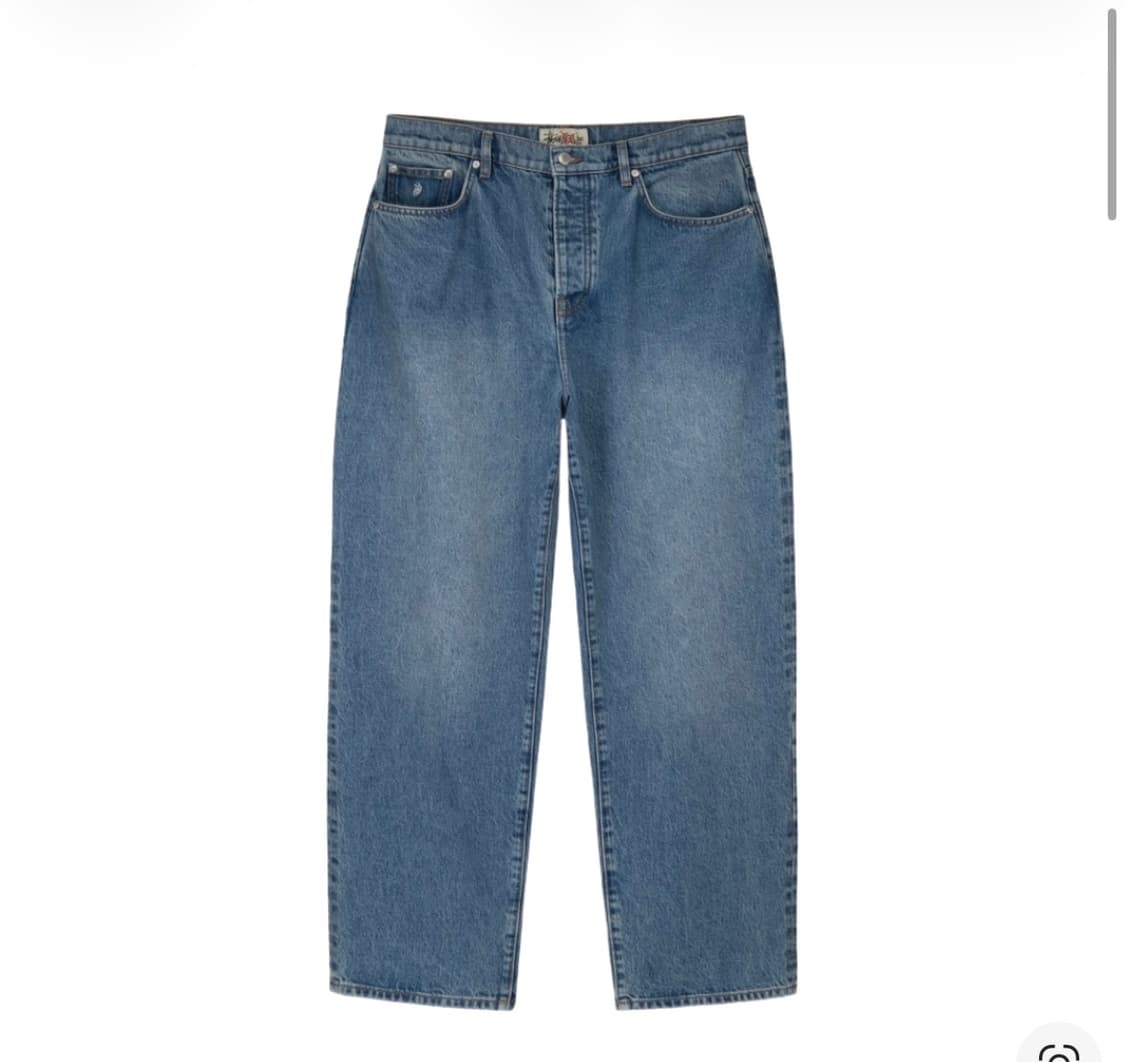 구매글)스투시 빅올진 워시드 블루 34 상품이미지1