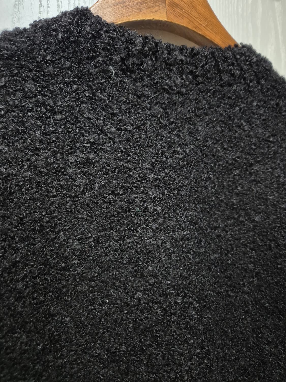 블랙 부클 가디건 상품이미지9