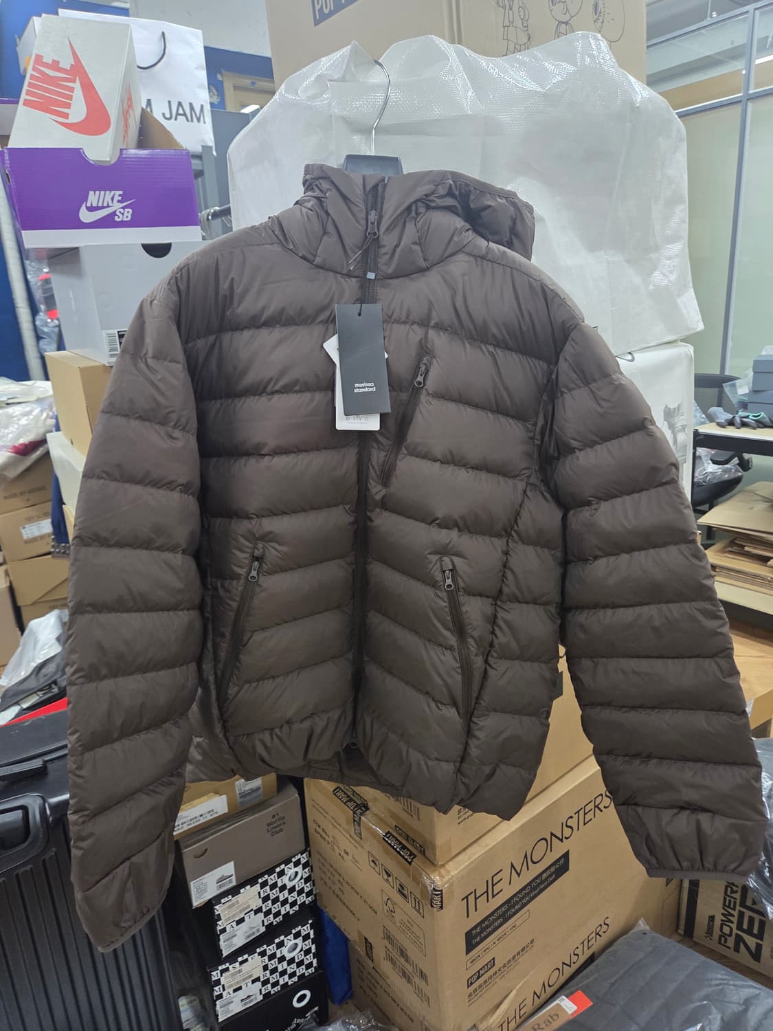 무신사 스탠다드 시티레저 브라운XL 상품이미지1