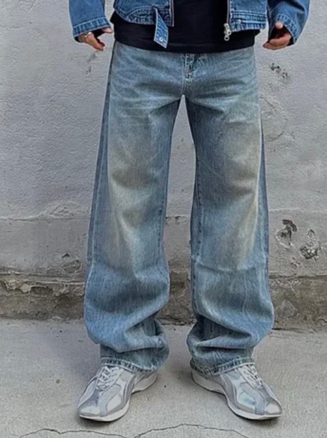 도미넌트 클로버 워싱 데님 팝니다 상품이미지1