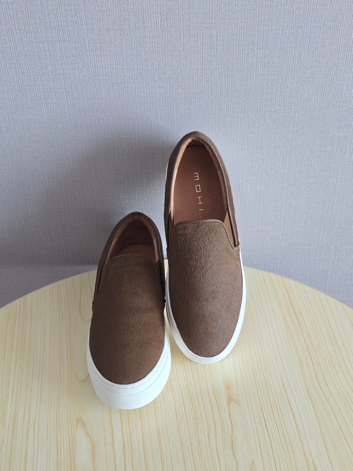 MOHI 송치 하라코 로우컷 스니커즈 브라운 36 상품이미지5