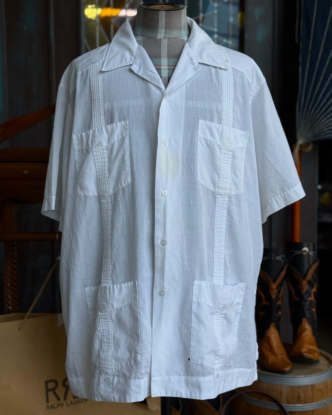 90-00's 반 호이젠 구아야베라 셔츠 2X 상품이미지8