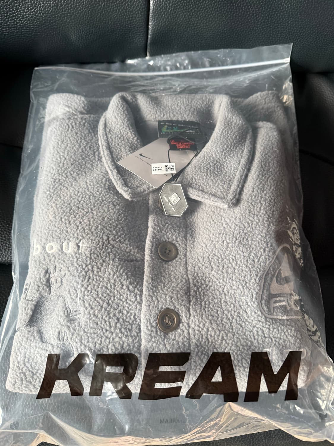 나이키 ACG CPFM 롱슬리브 폴로 그레이 M 상품이미지2