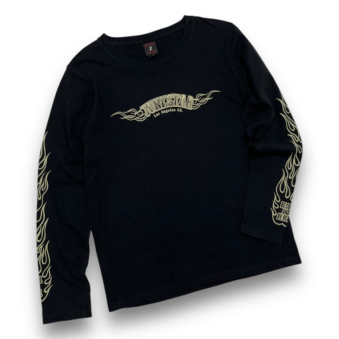 JUNK STAR Skull Flame Long Sleeve 상품이미지3
