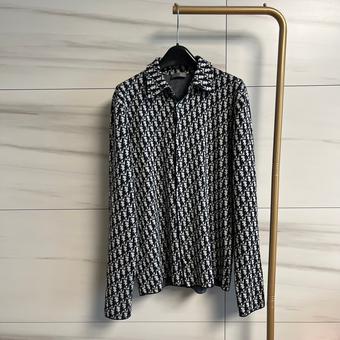 [정품/최상급] 디올 오블리크 니트 셔츠 상품이미지1