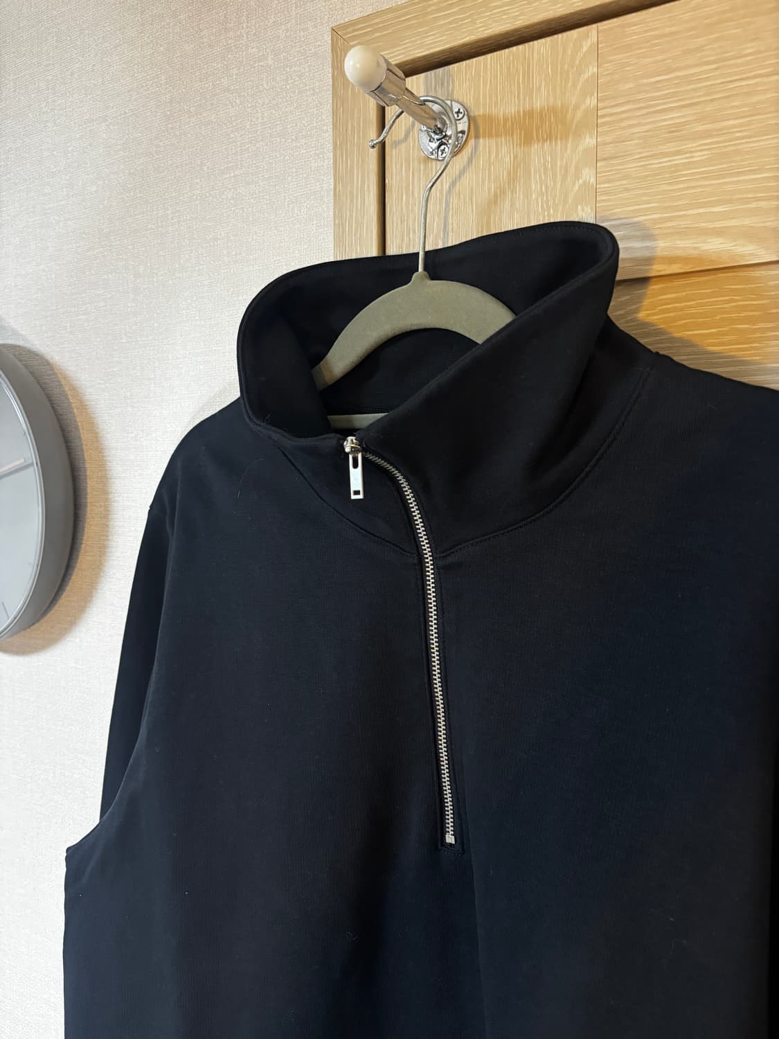 택포/S급) COS 네이비 하프 집업 스웨트 셔츠 상품이미지3