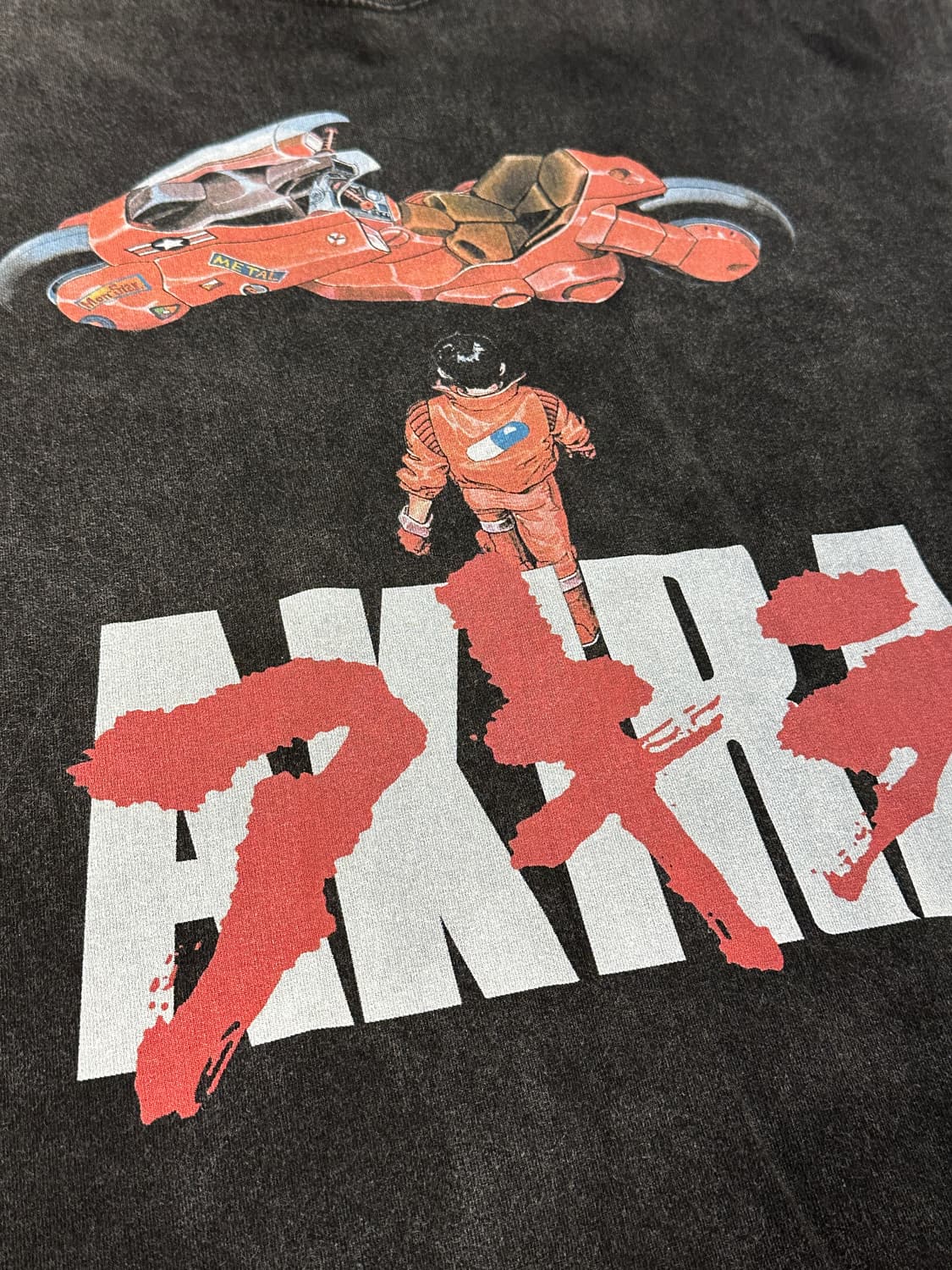 아키라 블랙 반팔 티셔츠 L 상품이미지3