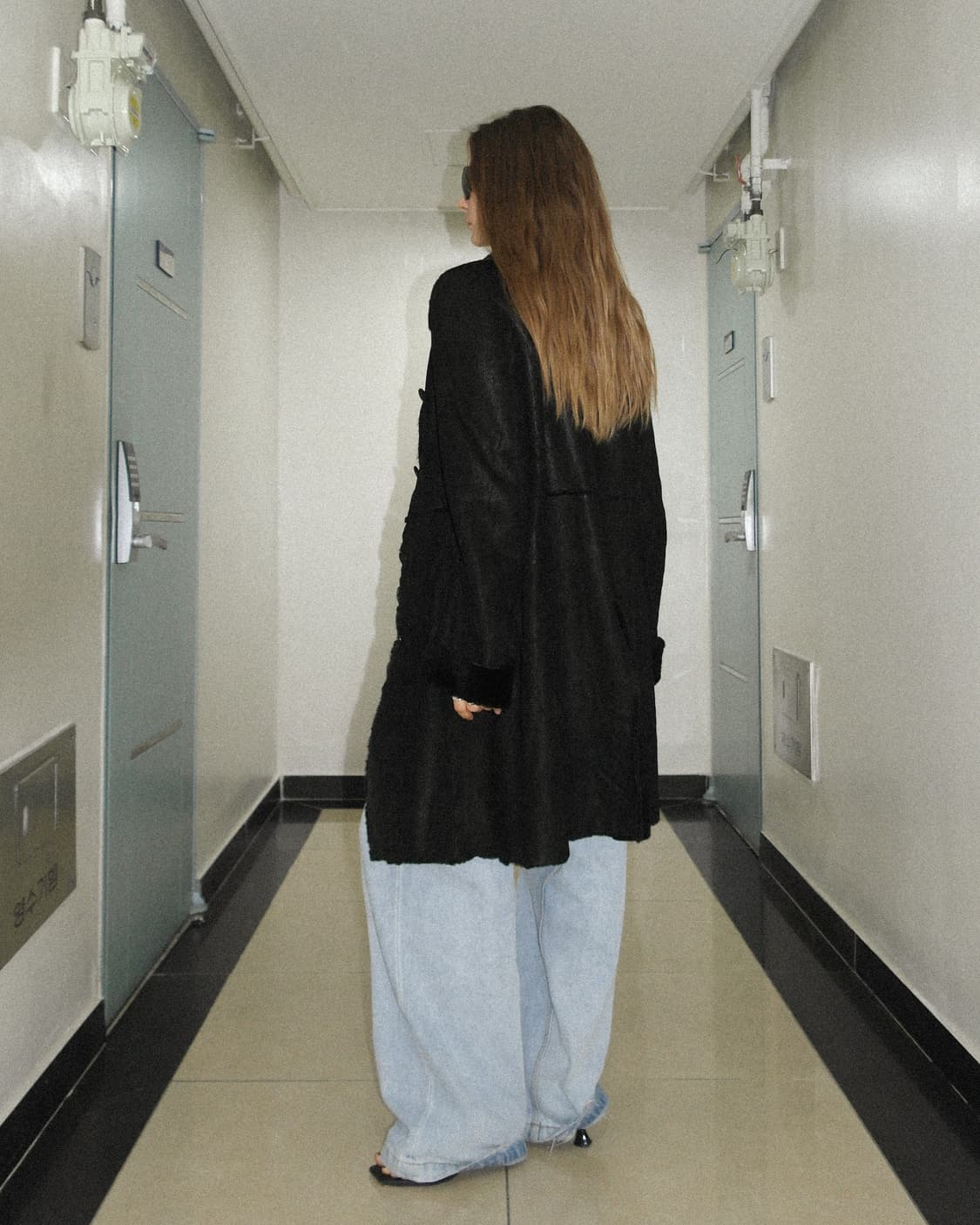 빈티지 양털 가죽  자켓  상품이미지4